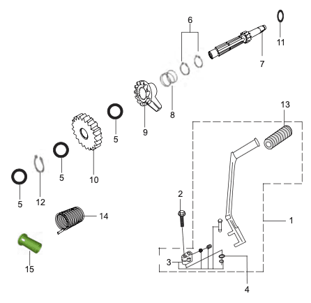 Kick Starter Mechanism