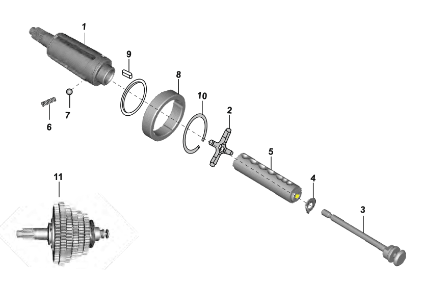 MAIN SHAFT ASSEMBLY
