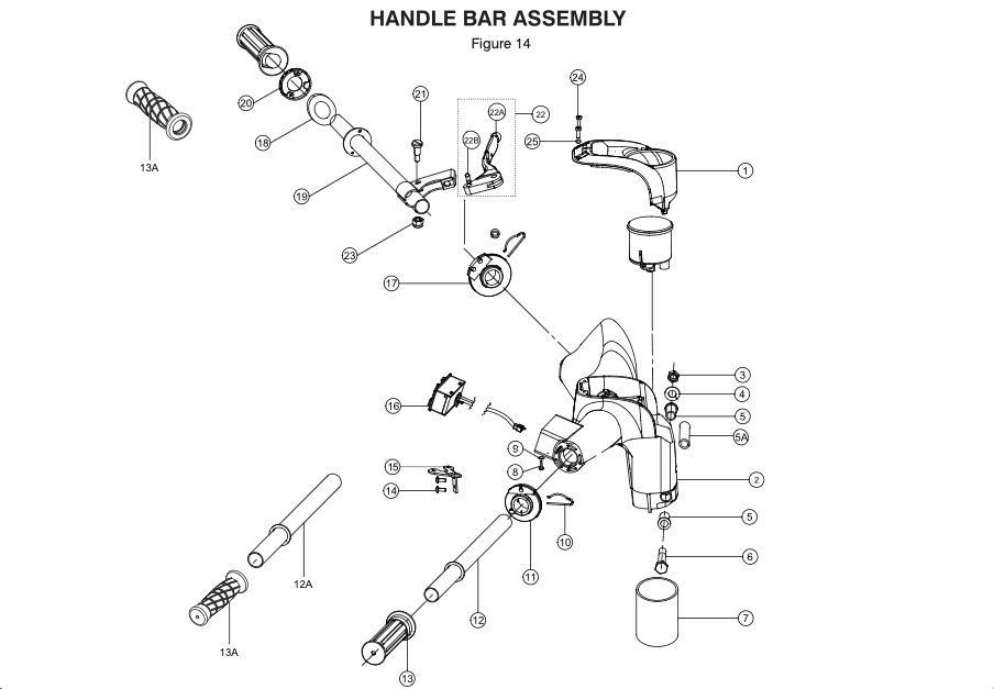 HANDLE BAR ASSEMBLY