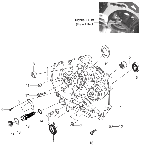 Crankcase LH