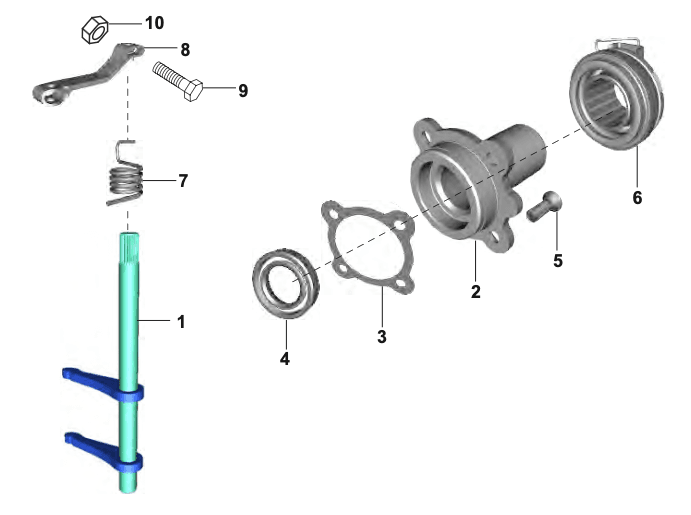CLUTCH SHAFT ASSEMBLY