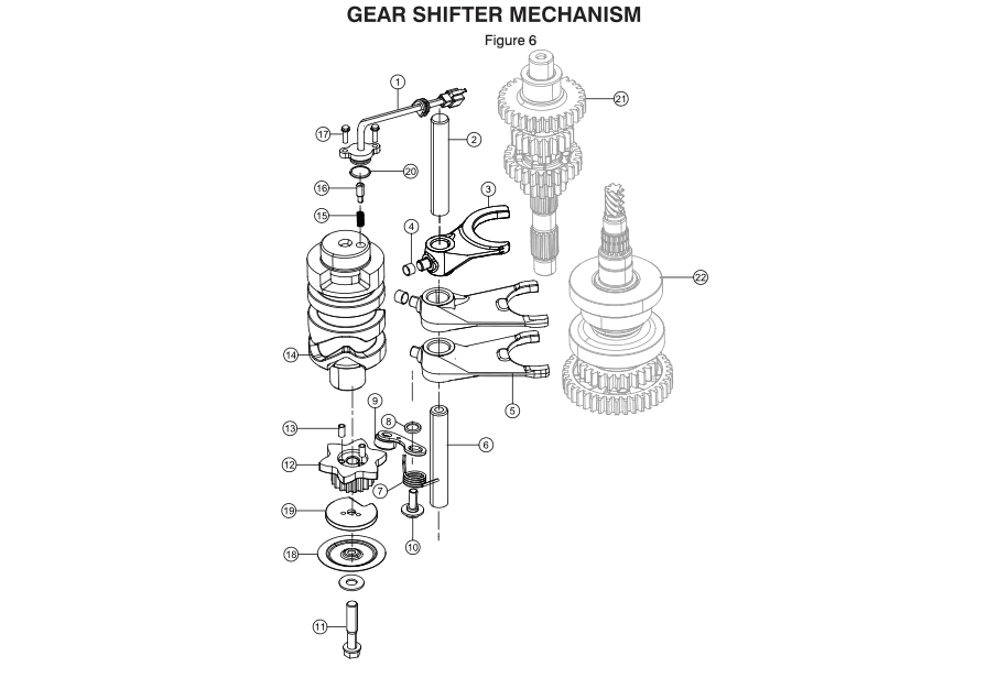 GEAR SHIFTER MECHANISM