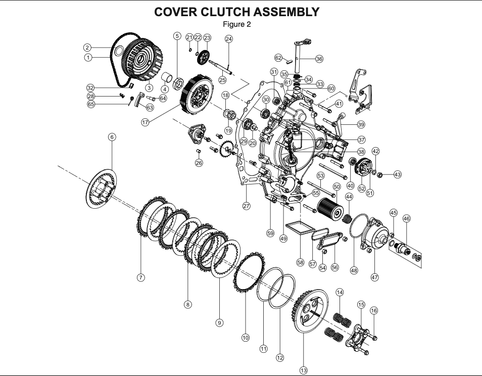 COVER CLUTCH ASSEMBLY