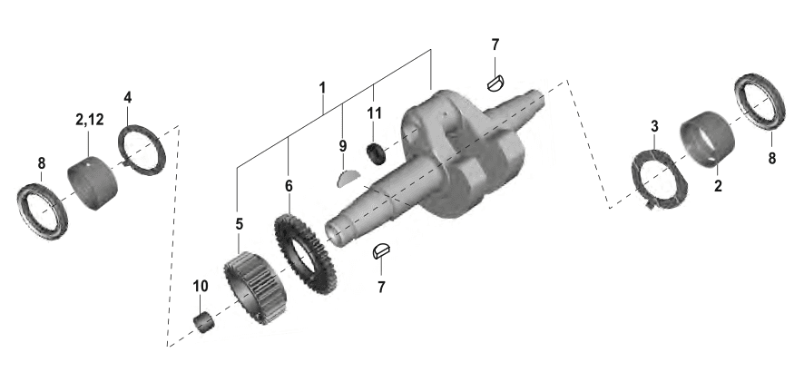CRANKSHAFT A SSEMBLY
