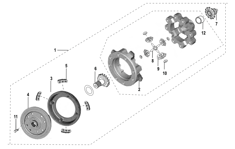 DIFFERENTIAL GEAR ASSEMBLY
