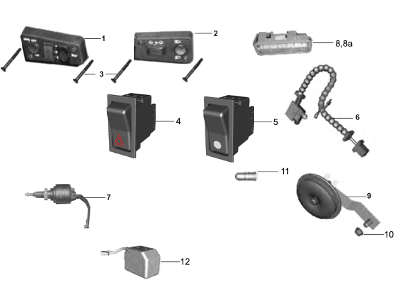Switches & Horn