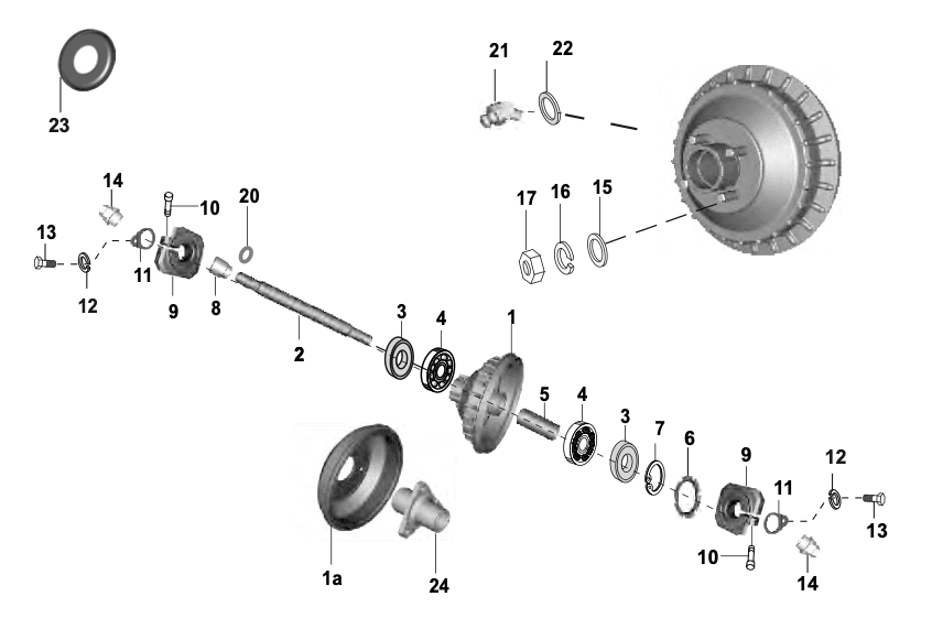 FRONT BRAKE DRUM