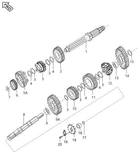 Transmission - UG 5 Gear