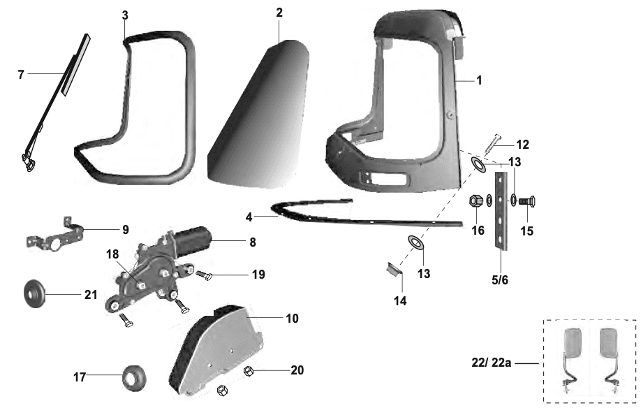 STEERING & HEAD LAMP COVER