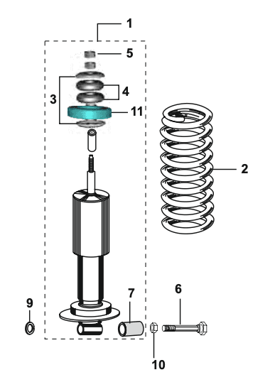 REAR SHOCK ABSORBER