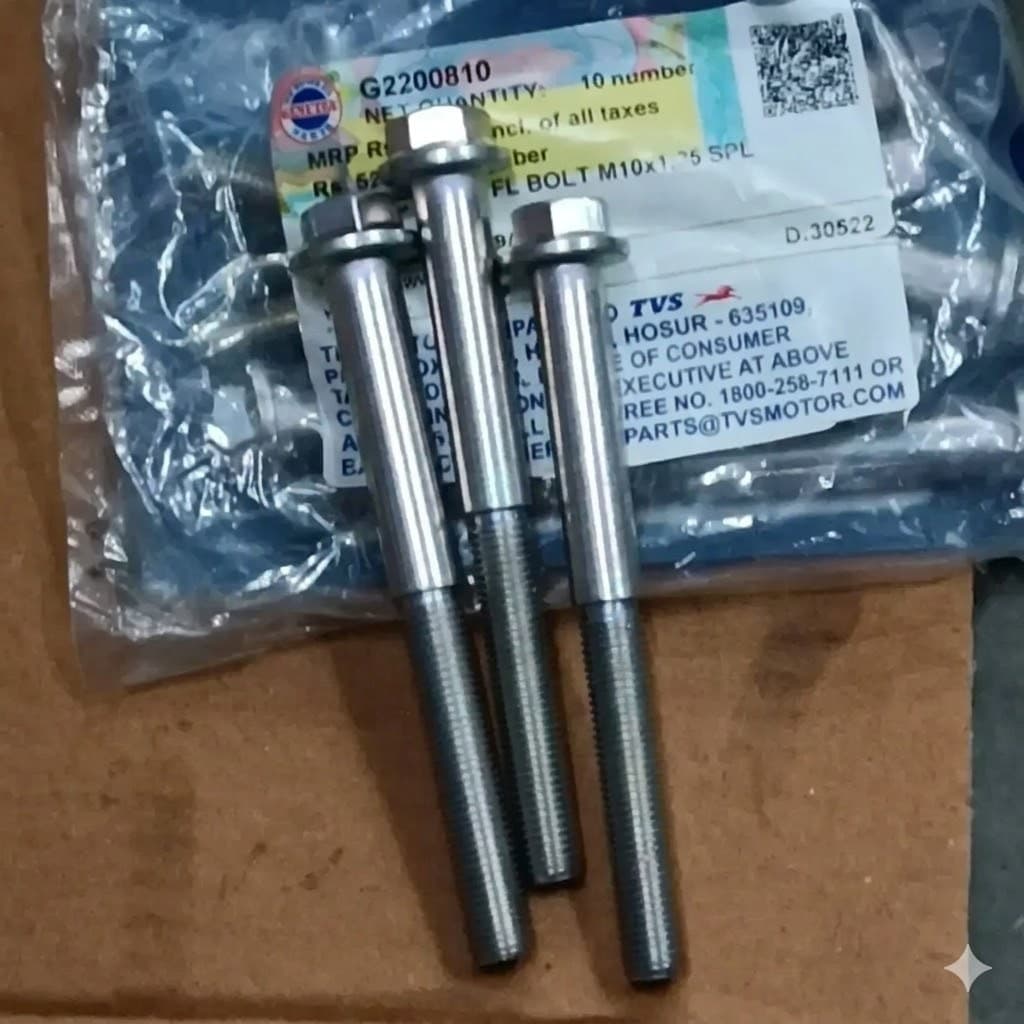 Hex FI Bolt M10X1.25 Front Eng Mtg
