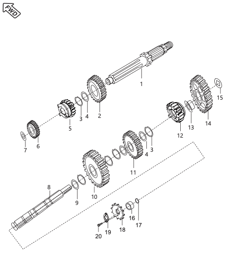 Transmission - 4 Gear
