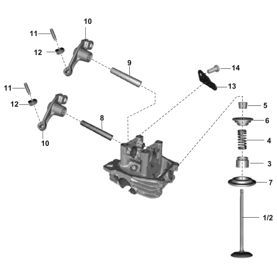 Rocker Arm Assembly & Valve